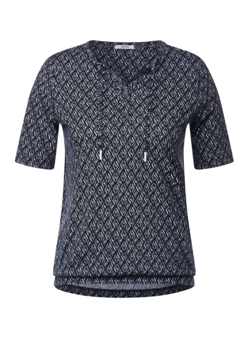 TOS Minimal Rhombus AOP Tunic