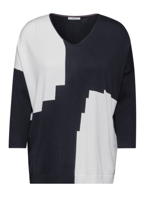 Oversize Intarsia Pullover