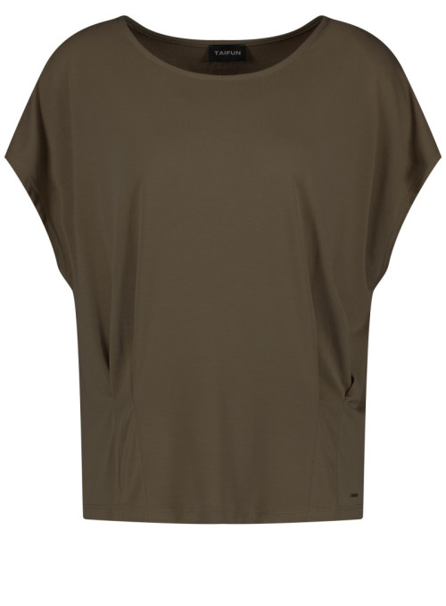 T-shirt with pleat details