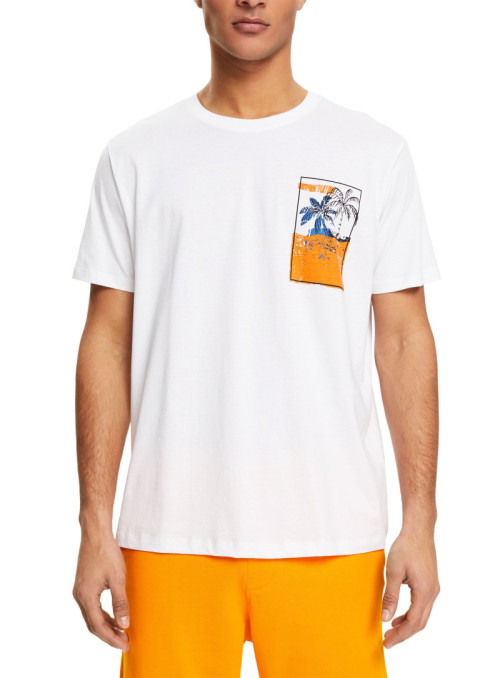 Jersey T-shirt with a print