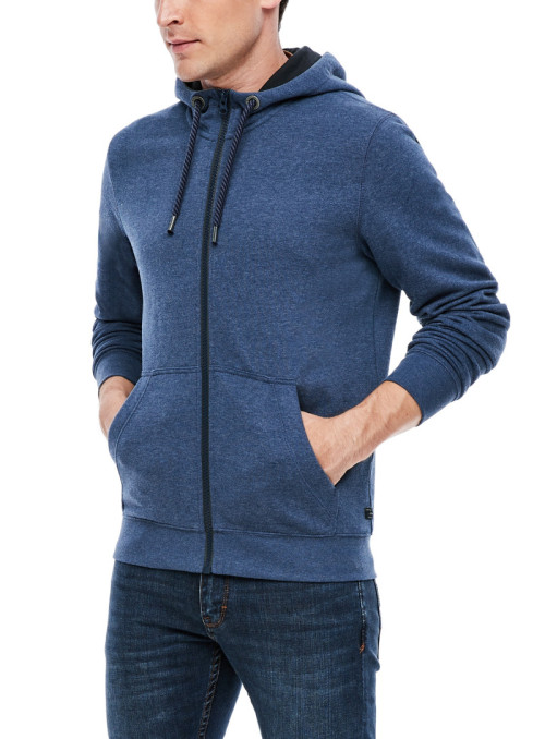 Sweat jacket with hood