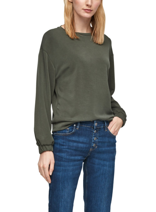 Round neck sweatshirt