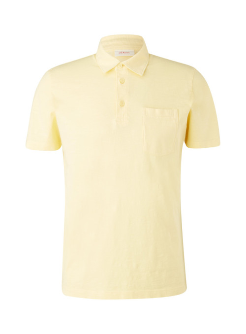 Polo shirt with chest pocket