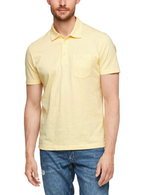 Polo shirt with chest pocket