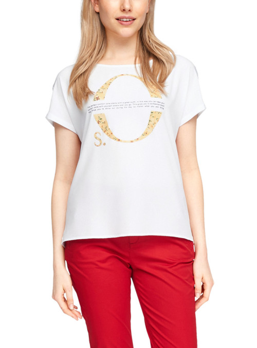 T-Shirt mit Front-Print