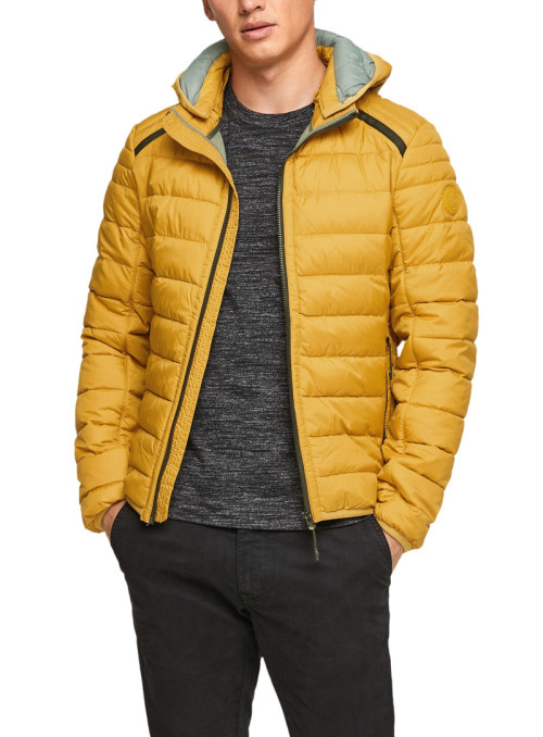 Quilted jacket with hood