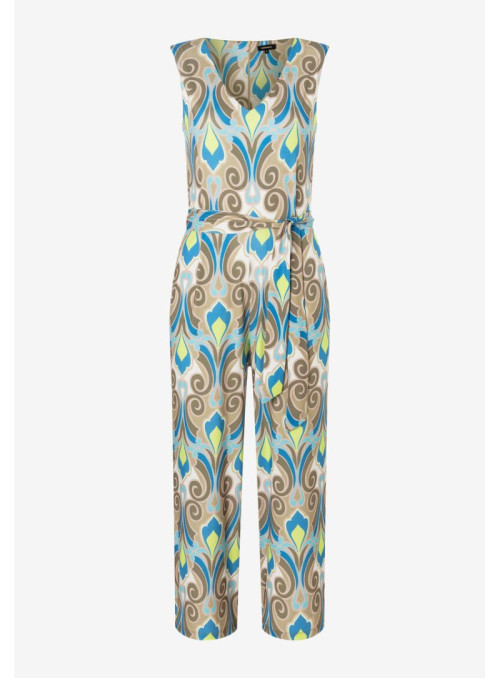 Printed Slinky Jumpsuit