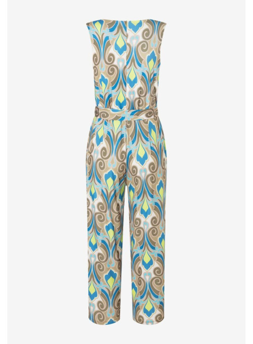 Printed Slinky Jumpsuit