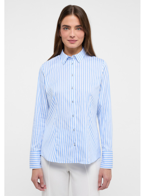 Blouse rayée à col chemise