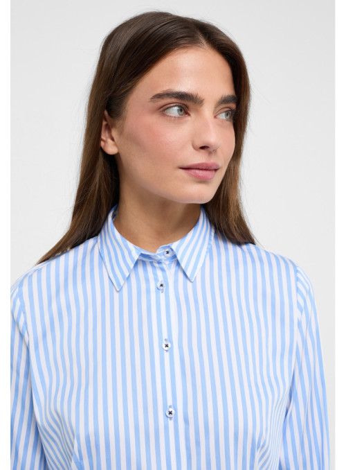 Blouse rayée à col chemise