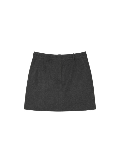 Skirt, short length, zip...