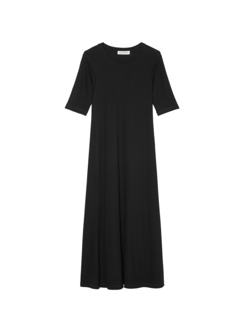 Jersey dress, wide seam,...