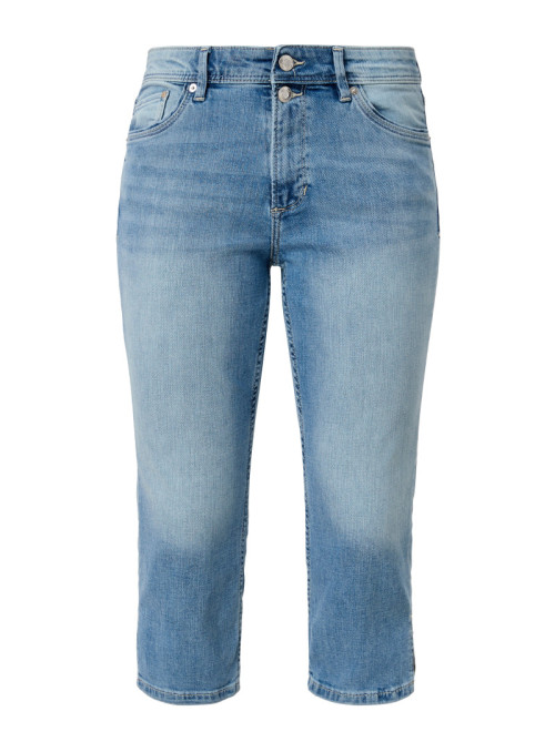 Mid-Waist Capri-Jeans 