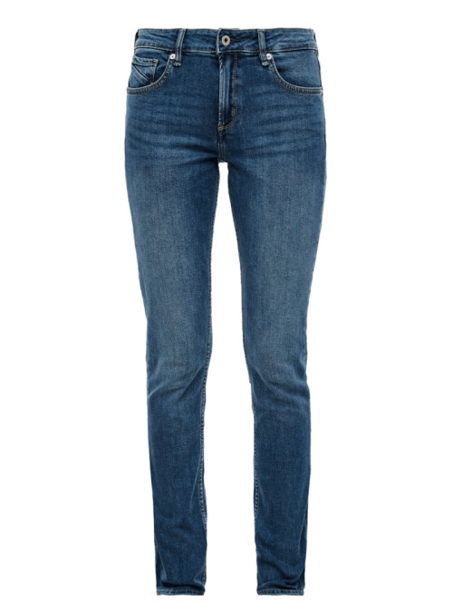 Mid waist, Slim Leg Jeans