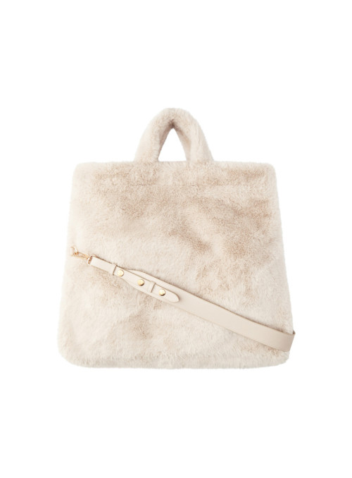 Faux fur bag