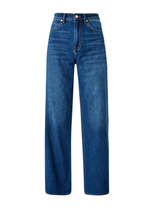 High waist jeans culotte