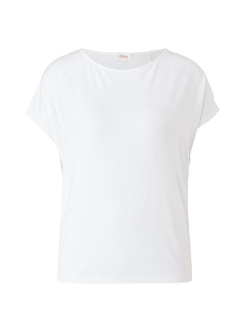 T-shirt with round neck