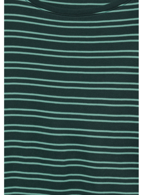 NOS Two-tone Striped Boatneck