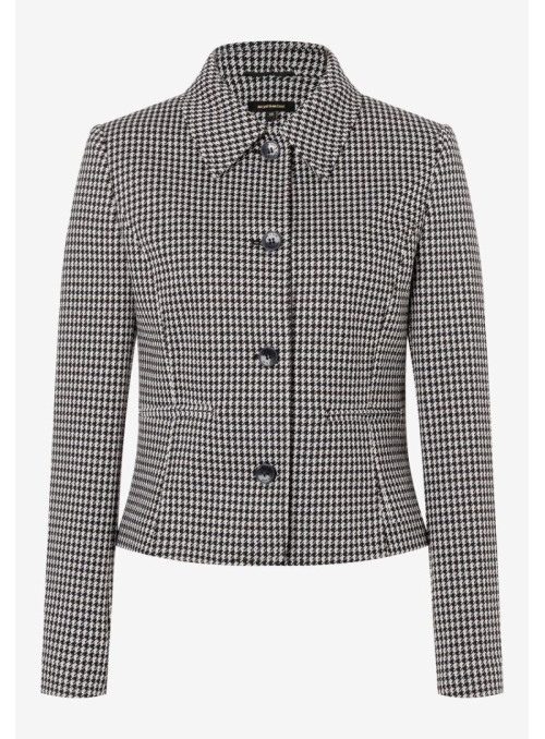 Houndstooth Jersey Jacket