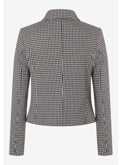 Houndstooth Jersey Jacket