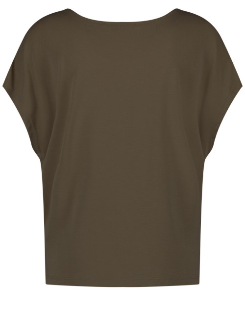 T-shirt with pleat details