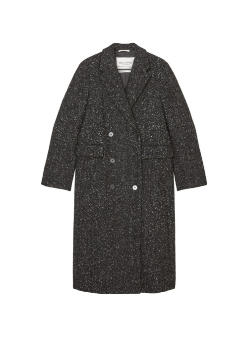 Herringbone wool coat,...