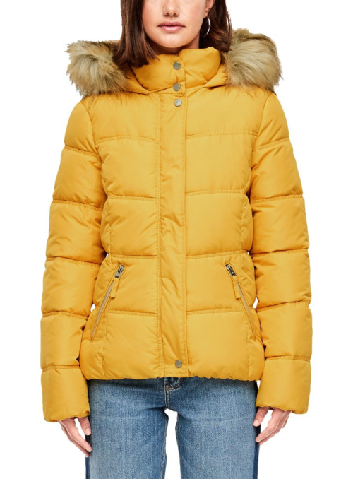 Quilted winter jacket with...