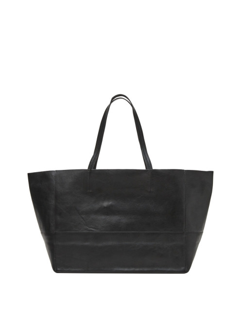 Genuine leather shopper