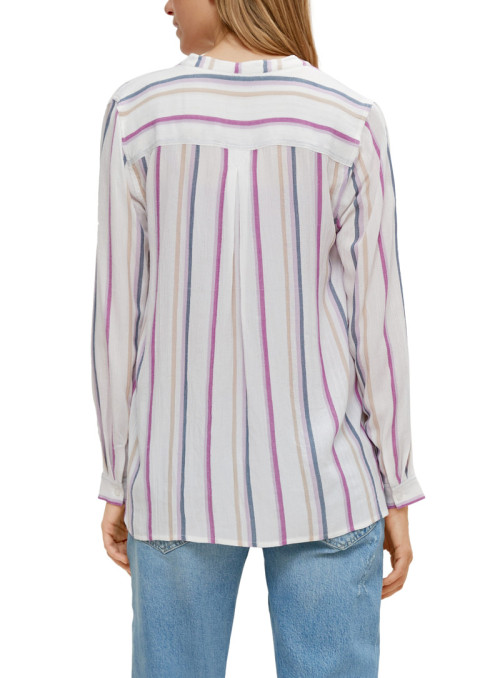 Viscose striped shirt blouse