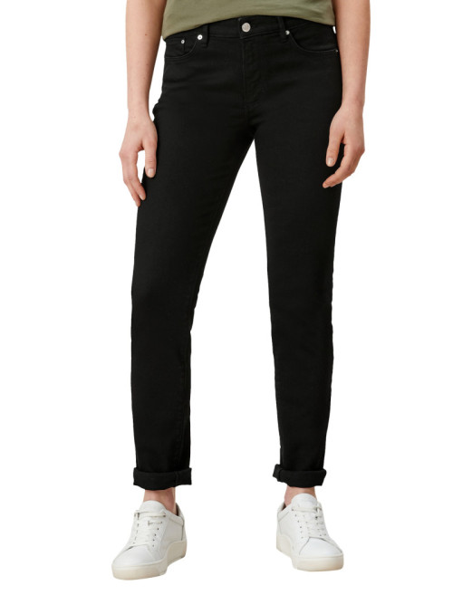 Mid-Waist Slim leg-Jeans