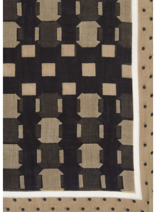 Scarf, woven, cotton-modal,...