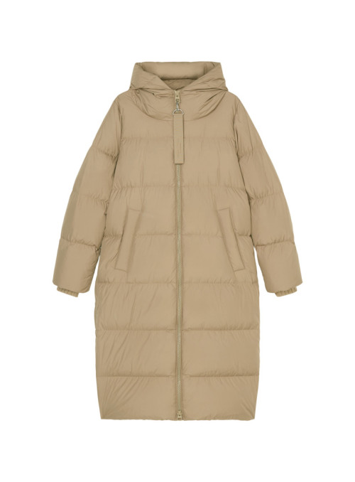 Puffer coat, with hood,...