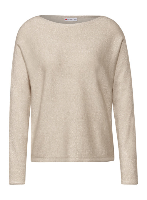 dolman sweater with lurex