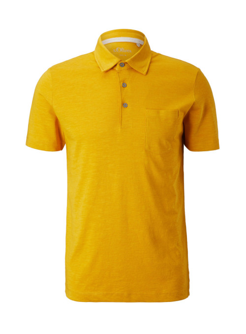 Polo shirt with chest pocket