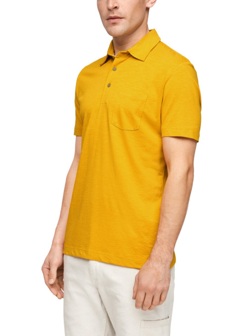 Polo shirt with chest pocket