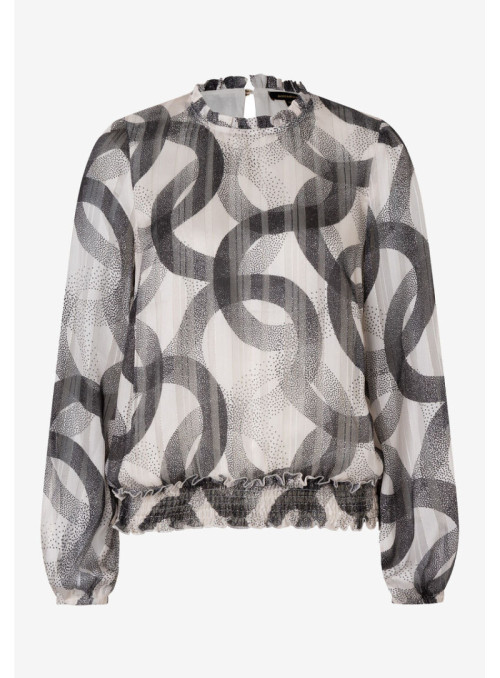 Shimmer Print Blouse