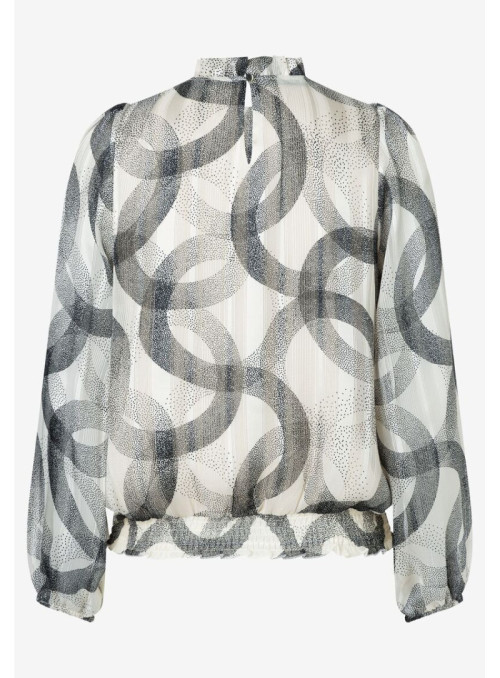 Shimmer Print Blouse