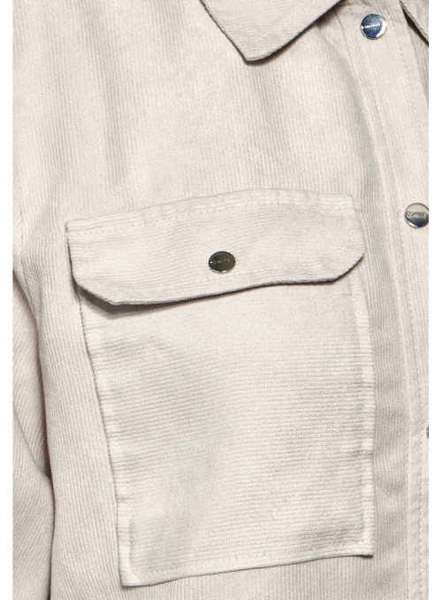 Short Corduroy Overshirt