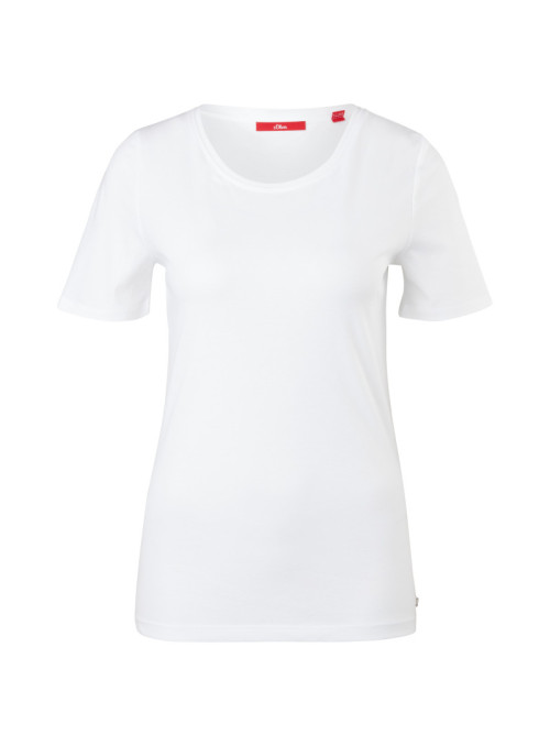 T-shirt with round neck