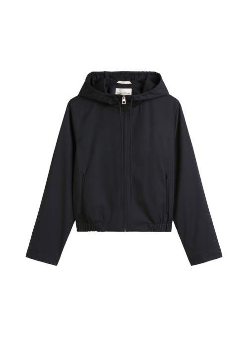 Zip-up jacket with hood,...