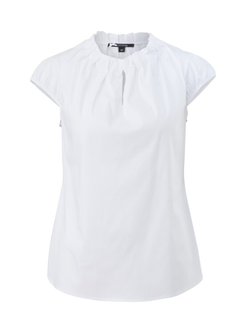 Short sleeve blouse with...