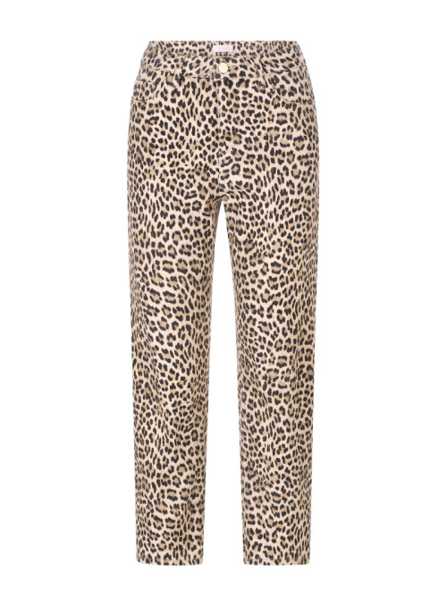 Vintage Straight Leopard Print