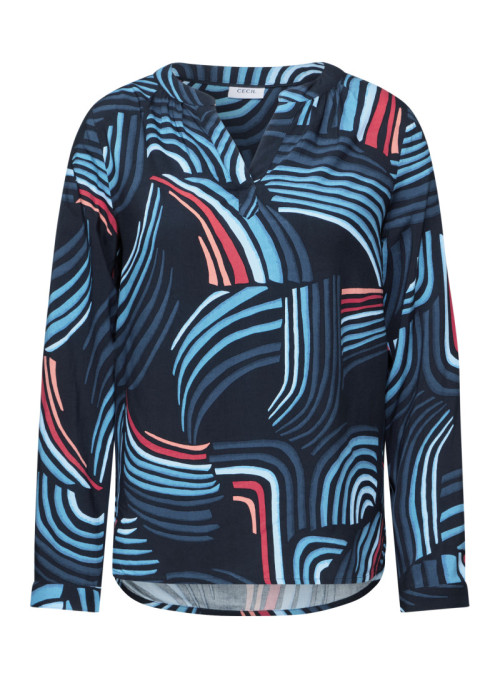 Multicolor Print Blouse