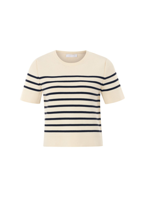 Striped Knit T-Shirt