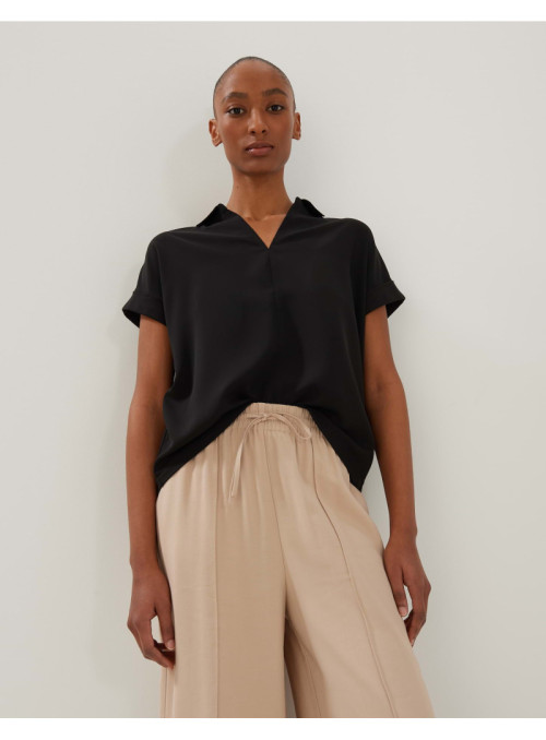 Blouse à col polo Kalinda