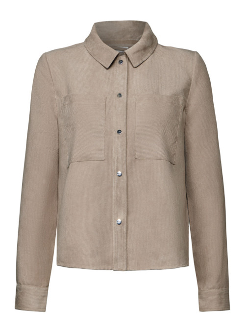 Short Corduroy Overshirt