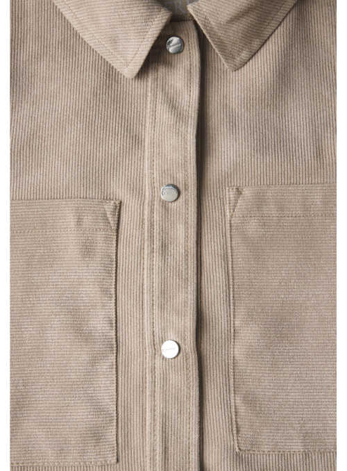 Short Corduroy Overshirt