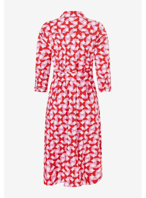 Poplin Print Dress