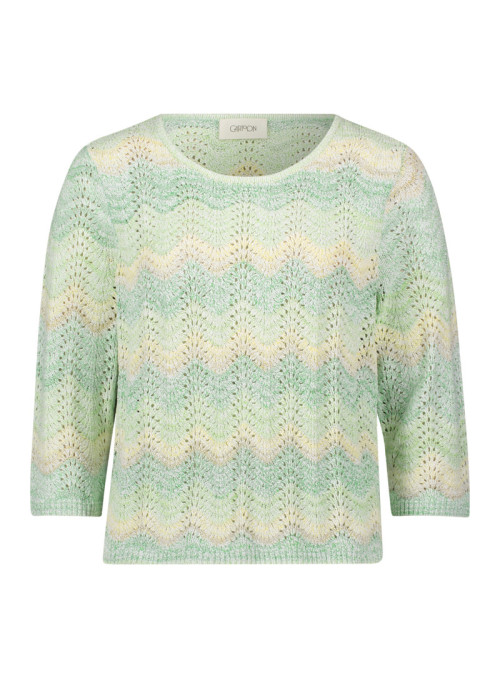 Pull en maille court manches 3