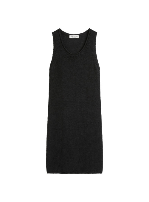 Dress, sleeveless, round neck